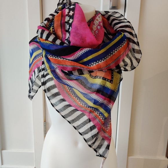 Multicolored shawl sarong - Picture 1 of 2